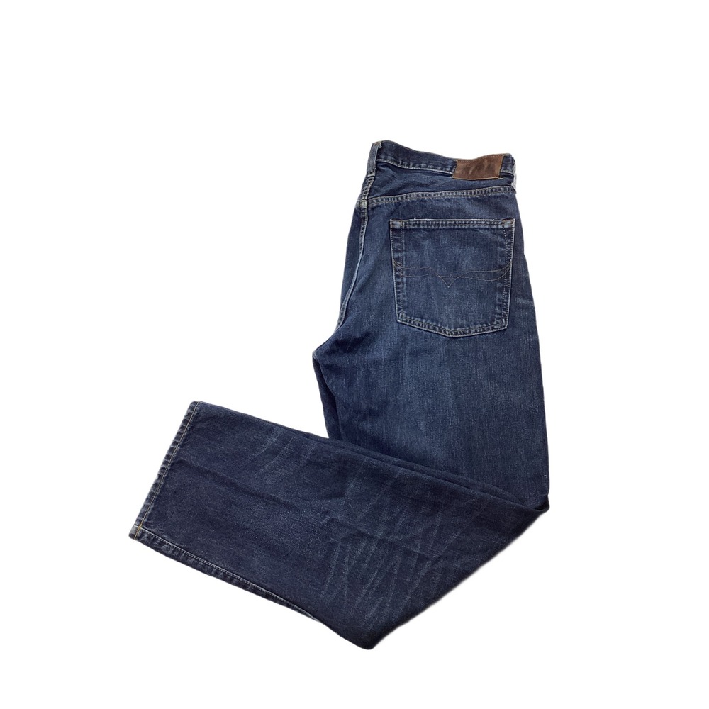 Polo Ralph Lauren Jeans Mens 36x32 (Actual 38x31) Dark Blue Denim 100% Cotton